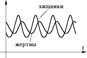 Решение системы Лотки - Вольтерры