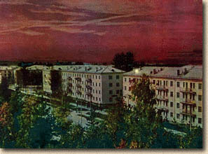 Evening in Akademgorodok in 1963